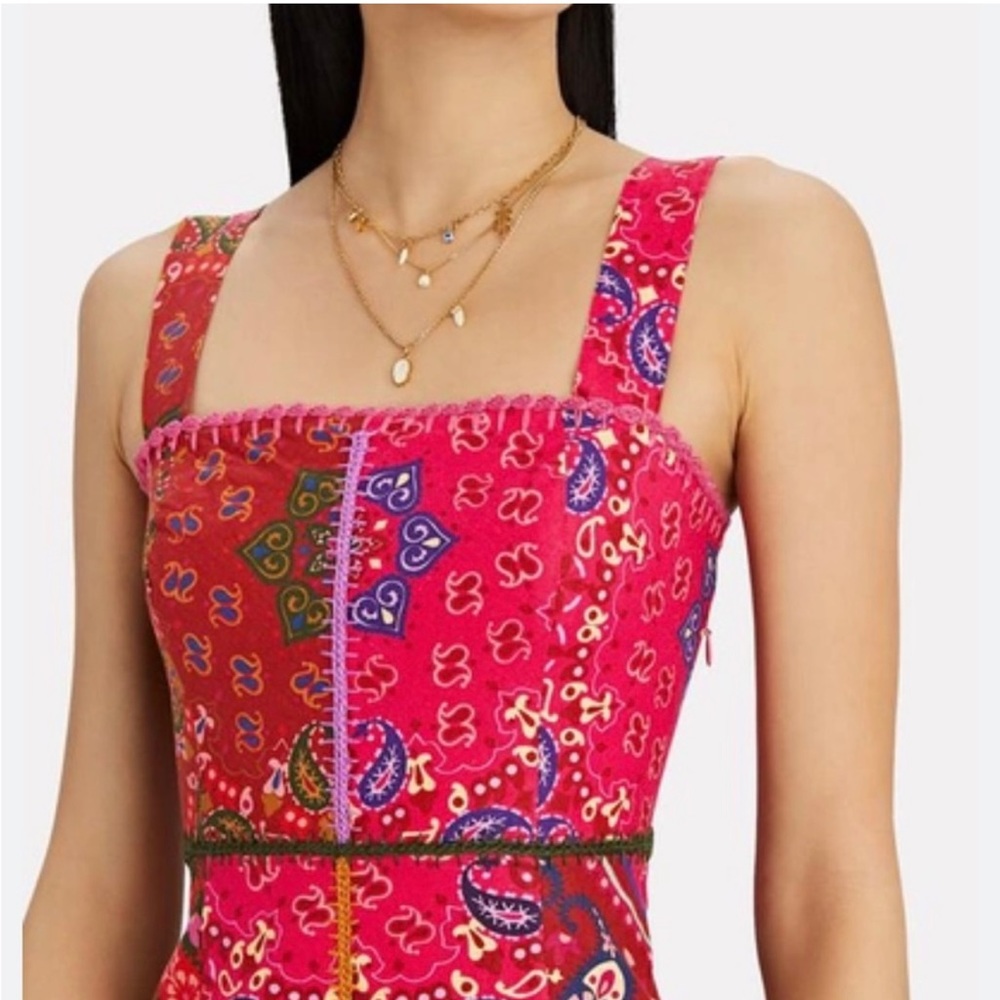 FARM RIO colorful bandana mini dress - Picture 3 of 8